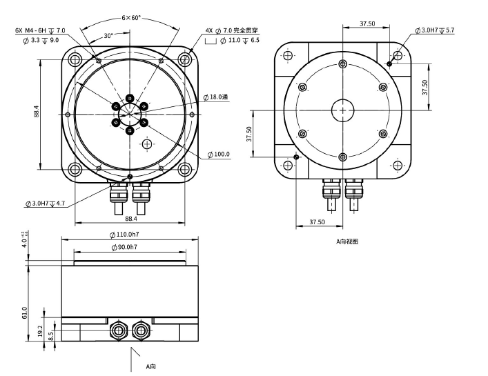 EDDR110-H65-MI外轉(zhuǎn)子力矩電機 EDDR110-H65-MI外轉(zhuǎn)子力矩電機